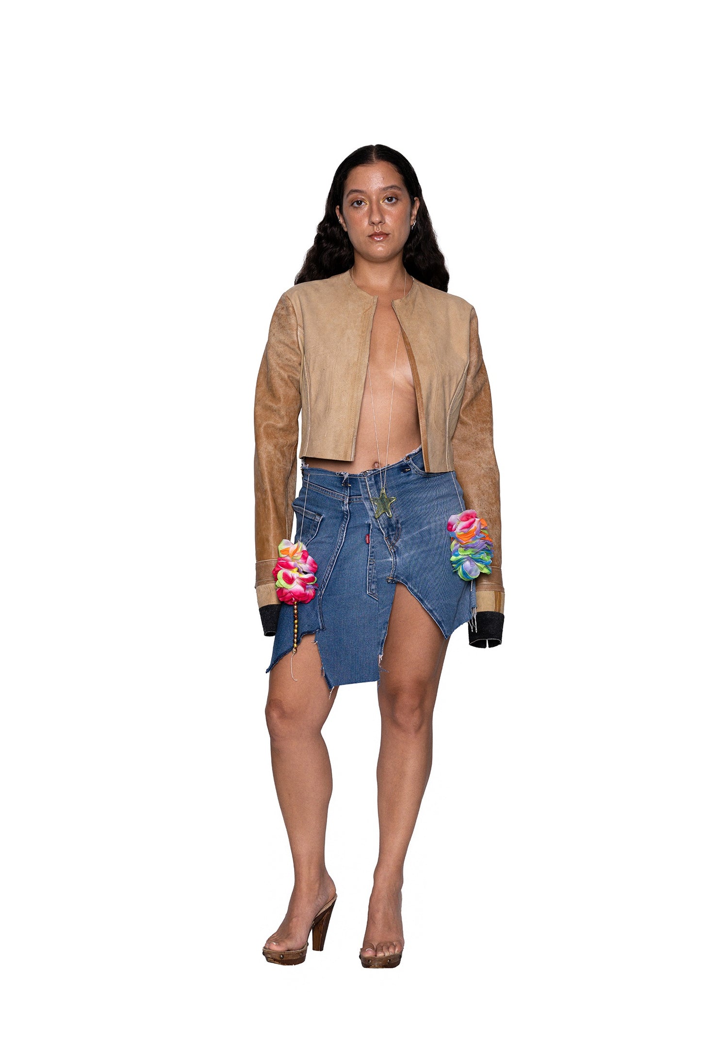 Inside-Out Leather Jacket