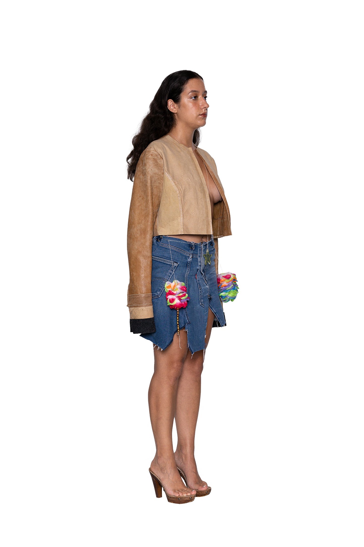 Inside-Out Leather Jacket