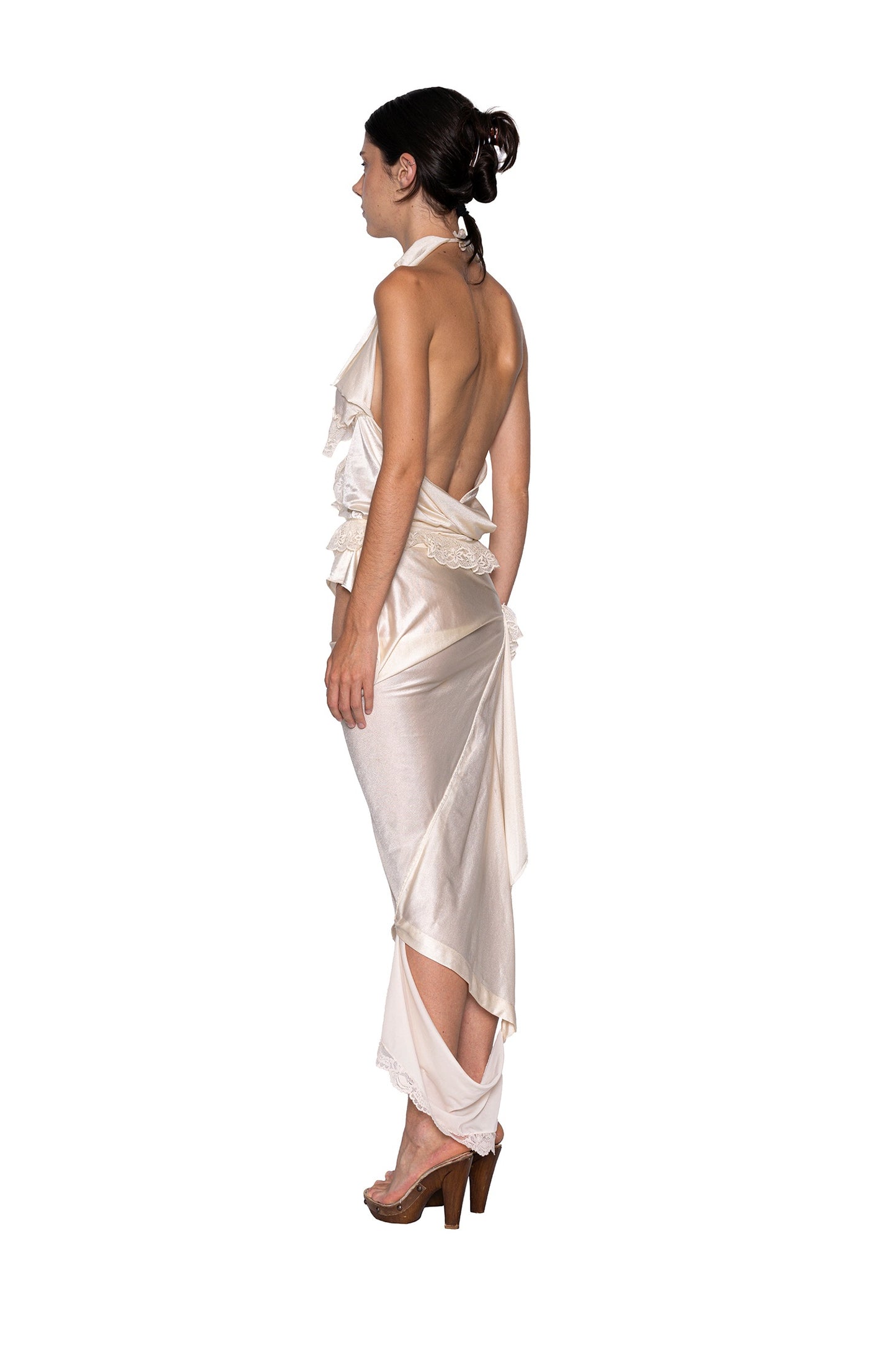 Asymmetric Lace Dress