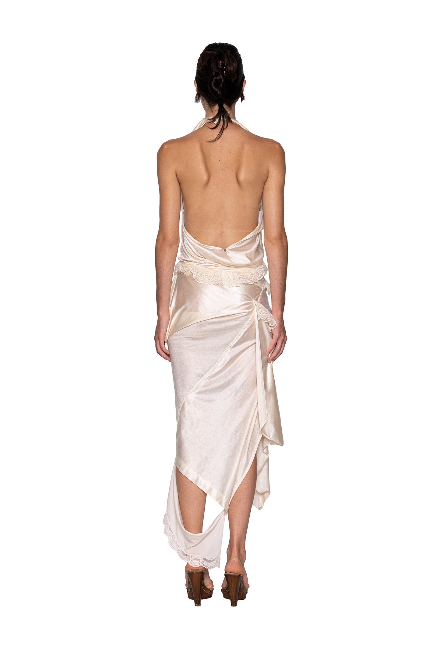 Asymmetric Lace Dress