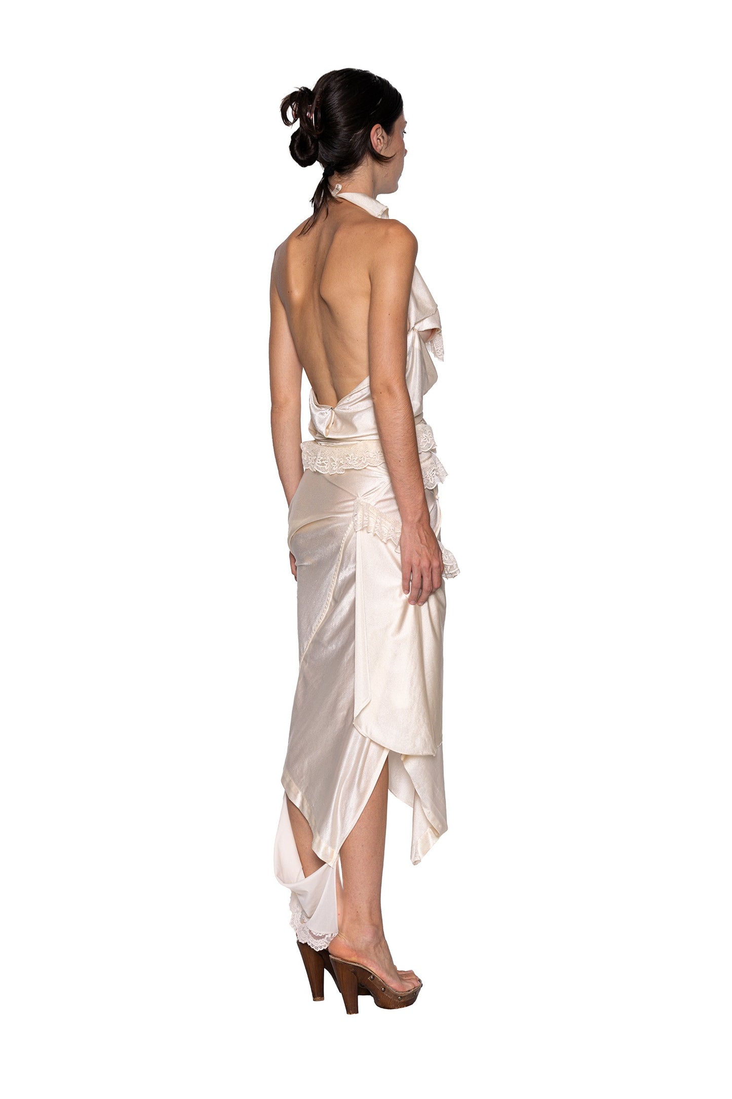 Asymmetric Lace Dress
