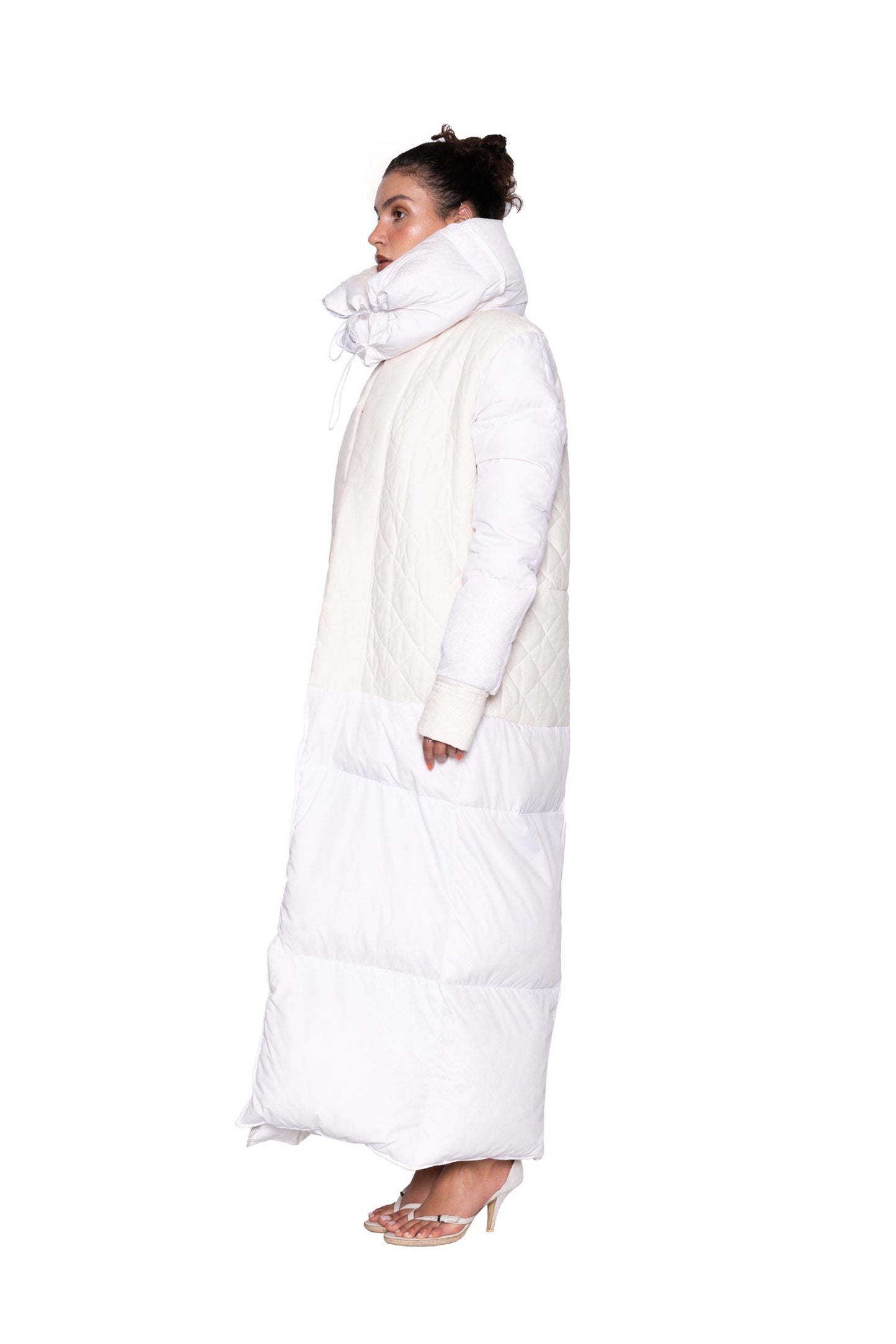 White Puffer Coat