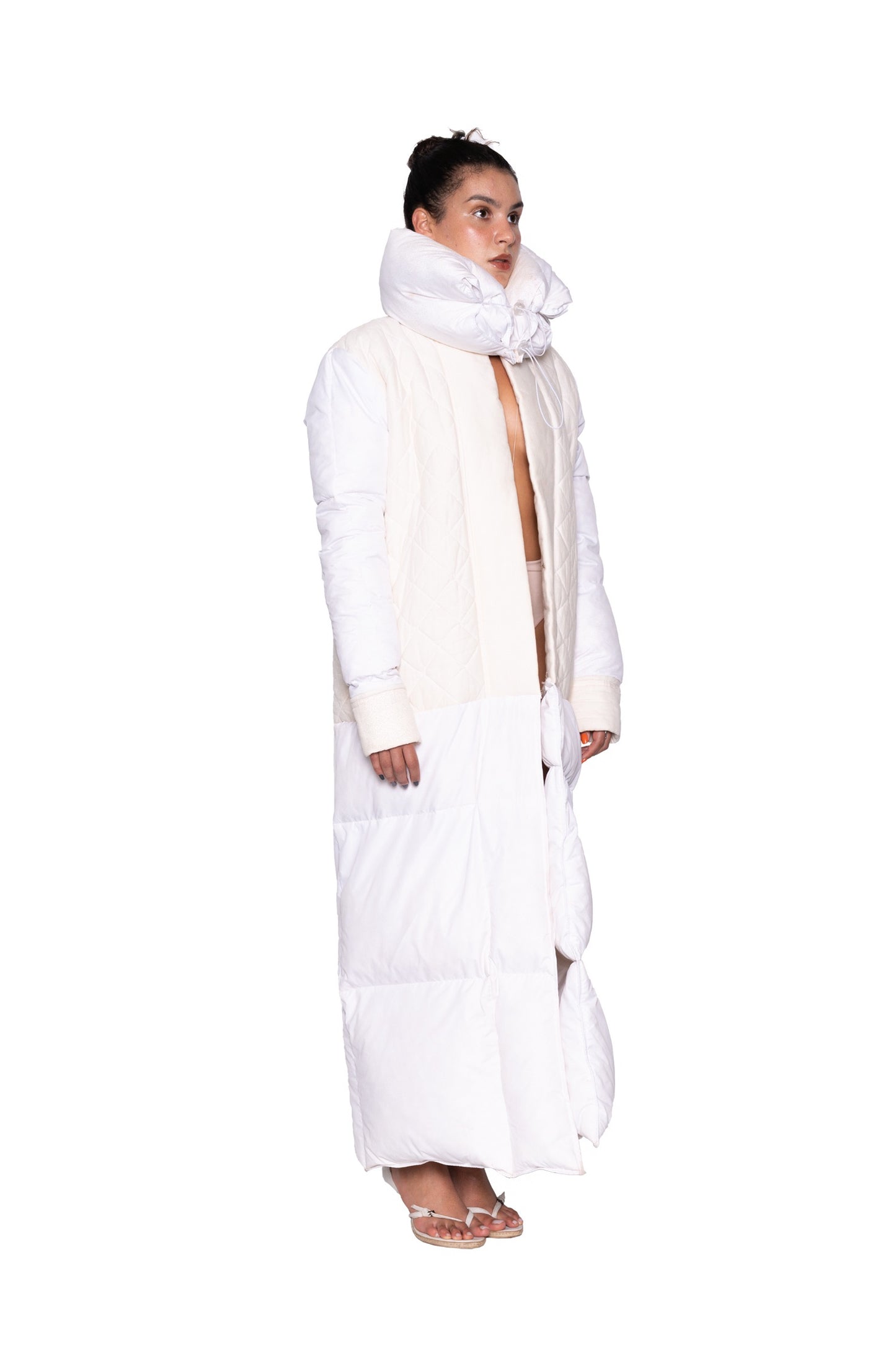 White Puffer Coat