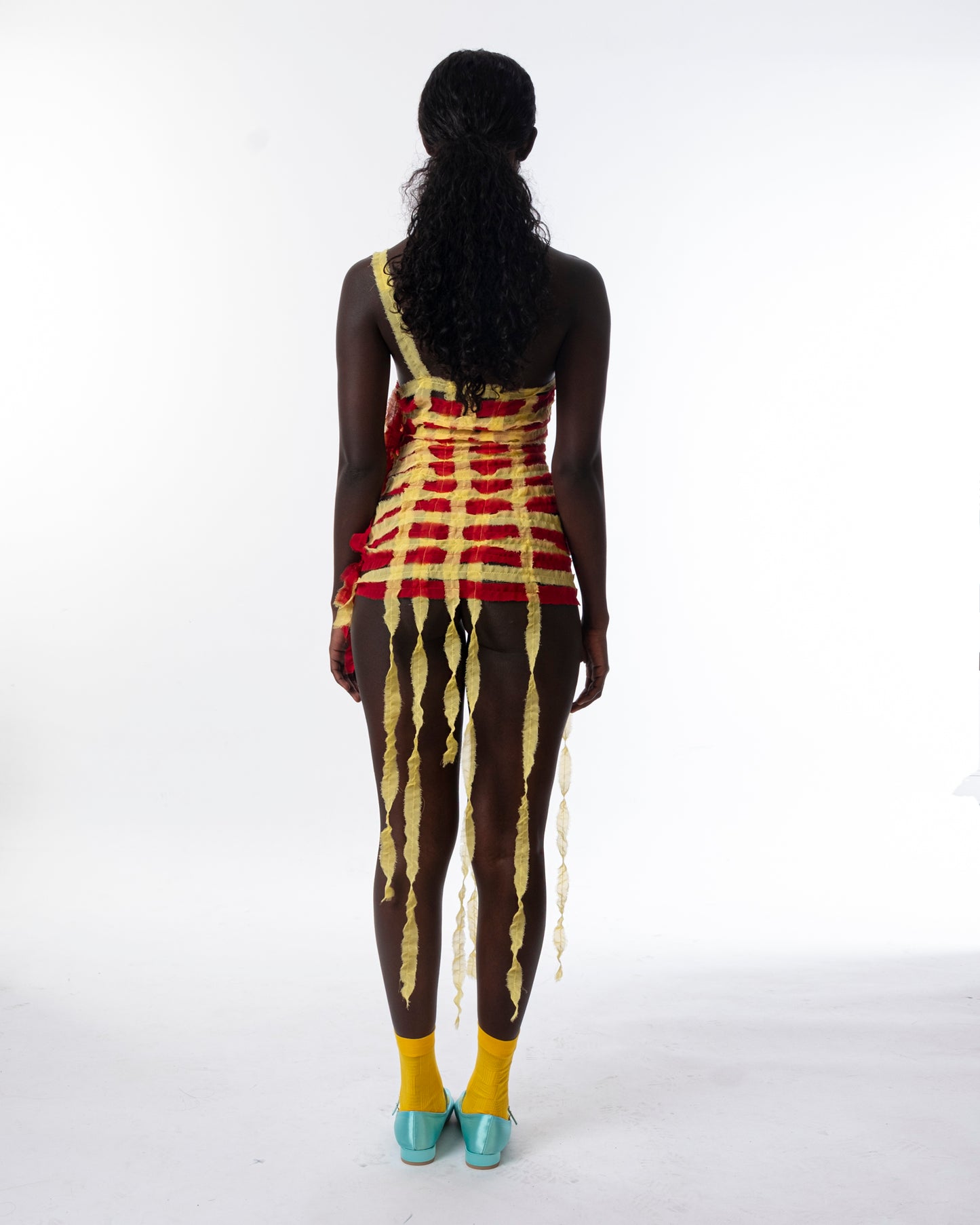 Yellow & Red Dress