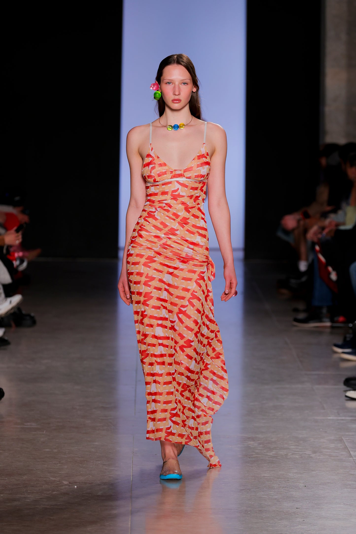 Yellow & Red Wrapped Dress